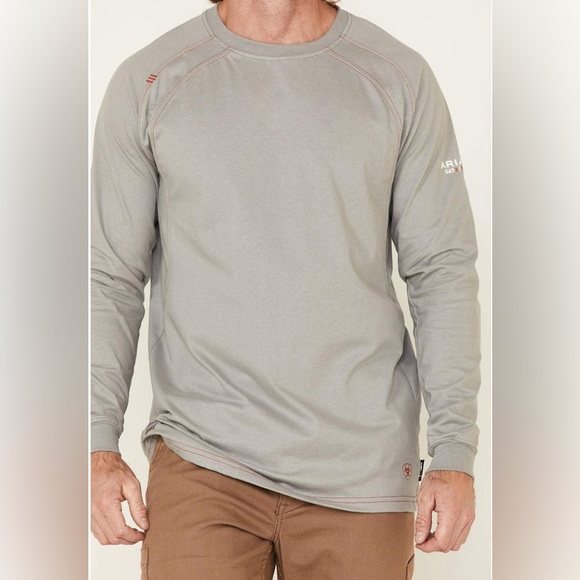 Ariat Other - Ariat FR | Breathable Work Shirt - Long Sleeve | Grey | XL